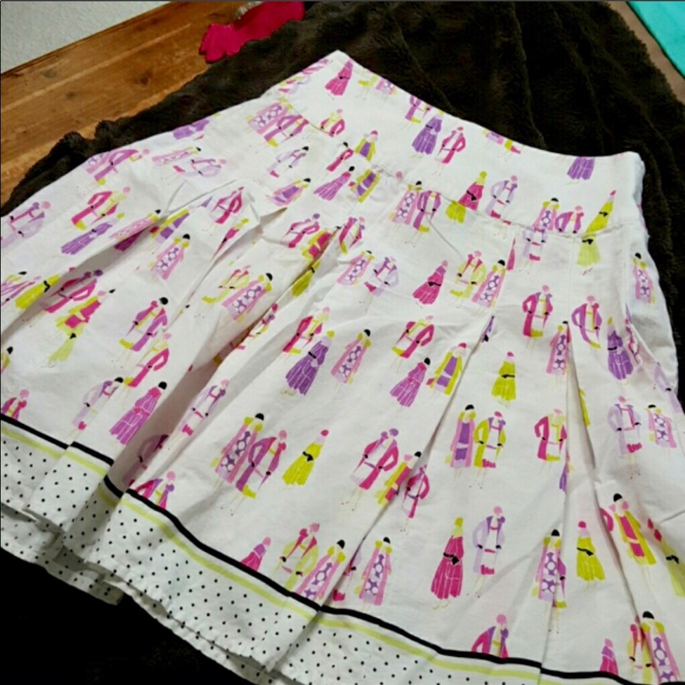 Liz Claiborne 100% Cotton pleated skirt